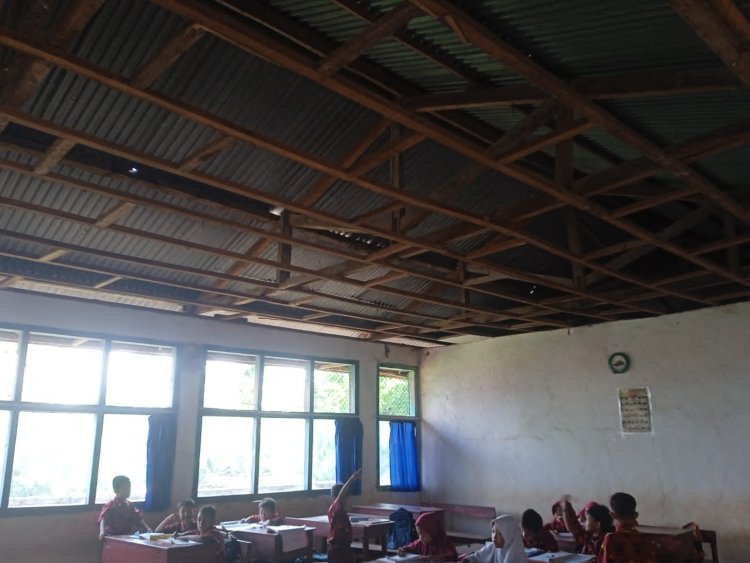 Sangat Prihatin 1 unit 3 lokal SDN 2 Buanasakti Perlu di Bangun