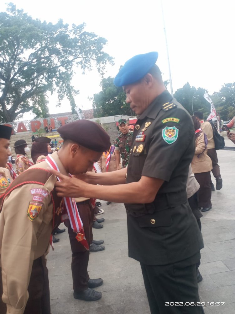 Menyambut Hari Jadi Gerakan Pramuka ke 61 Di Kabupaten Garut Mendapat Antusias Luar Biasa Meski Pesertanya di Batasi