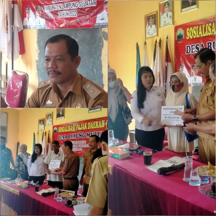 Pembagian BLT DD Tahap 3 Desa Rulung Mulya Sudah Cair