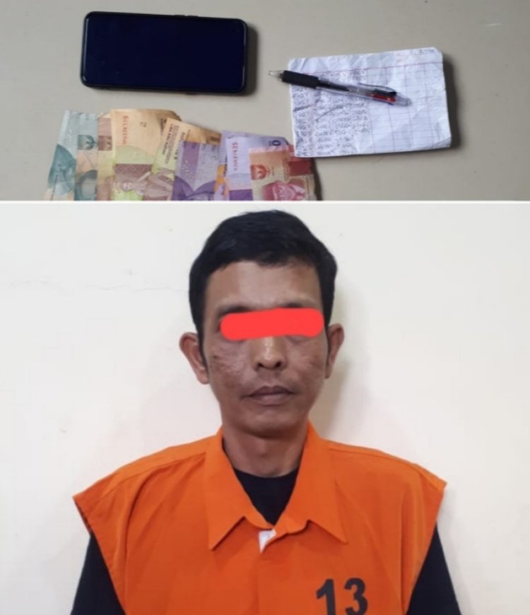 PENJUAL TOGEL, DIAMANKAN POLISI POLRES LAMSEL