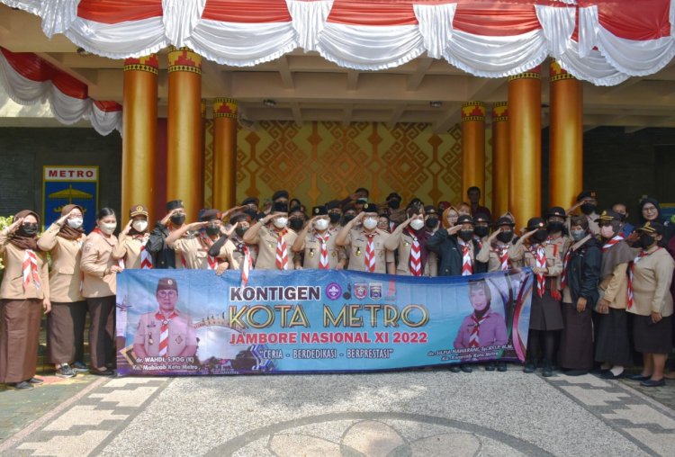 Walikota Metro Menghadiri Jambore Nasional XI