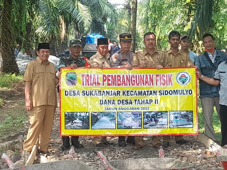 DARI DANA DESA TAHAP 2 YANG DI ALOKASIHKAN UNTUK KETAHANAN PANGAN DESA SUKA BANJAR UTAMAKAN JALAN INFRASTRUKTUR