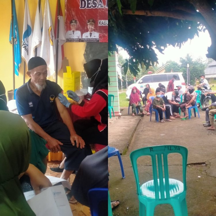 Desa Rulung Mulya melaksanakan vaksin Boster ke 3