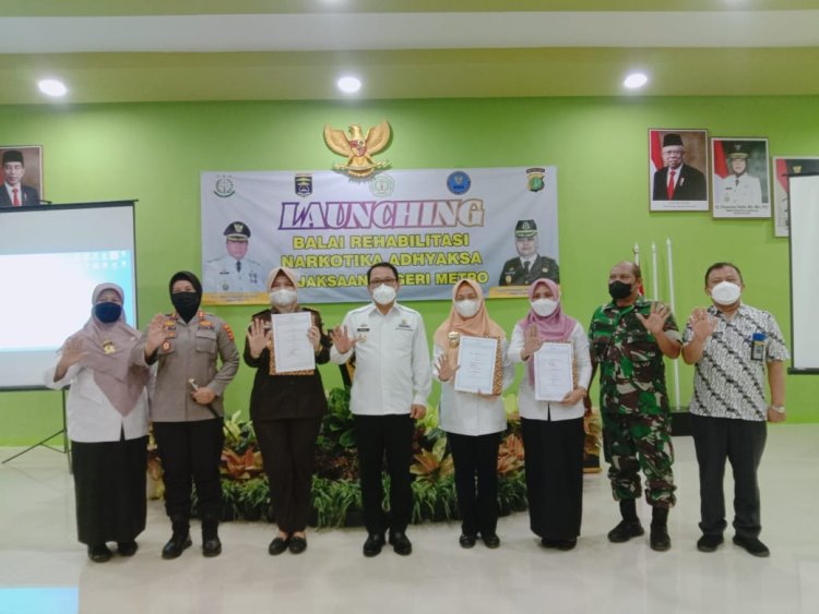 RSUD Ahmad Yani Bersama Kejaksaan Negeri Metro Launching Balai Rahabilitasi Narkotika Adhyaksa