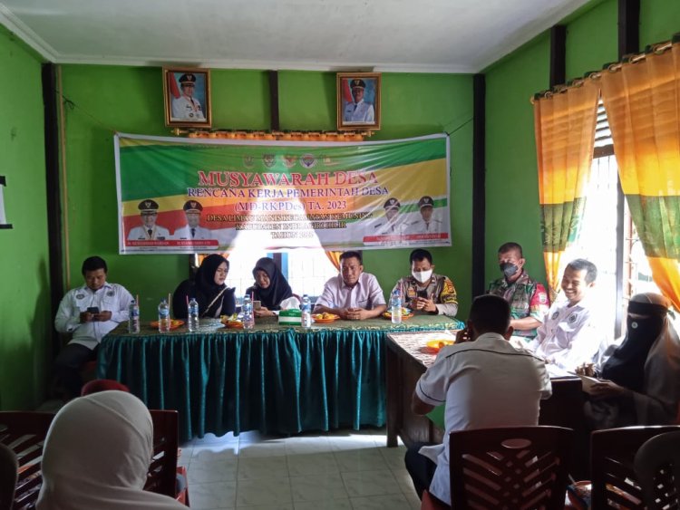 Musyawarah Desa Rencana Kerja Pemerintah Desa MD-RKPDes TA 2023