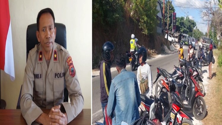 Operasi Penertiban Kendaraan Bermotor, Kapolsek Maulafa Minta Masyarakat Patuh Berlalu lintas