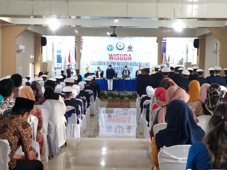 Lulusan SUPM Negri Kota Agung Angkatan XVII Tahun Pelajaran 2021/2022. Berjalan Lancar Dan Kondusif