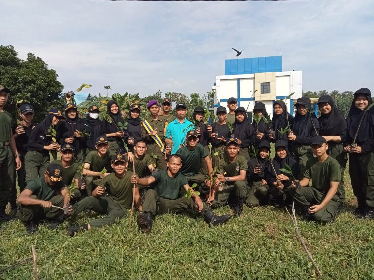SUPM kota agung Tanggamus menggelar kegiatan konservasi penanaman seribu batang pohon