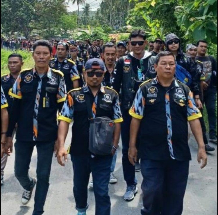 Ketua Distrik GMBI Lamsel, Heri Prasojo SH Support Kejaksaan Negri Lamsel