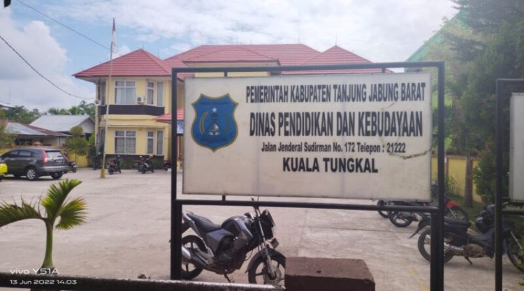 Disdikbud Tanjab Barat Terkesan Tutup Mata terhadap Dunia Pendidikan