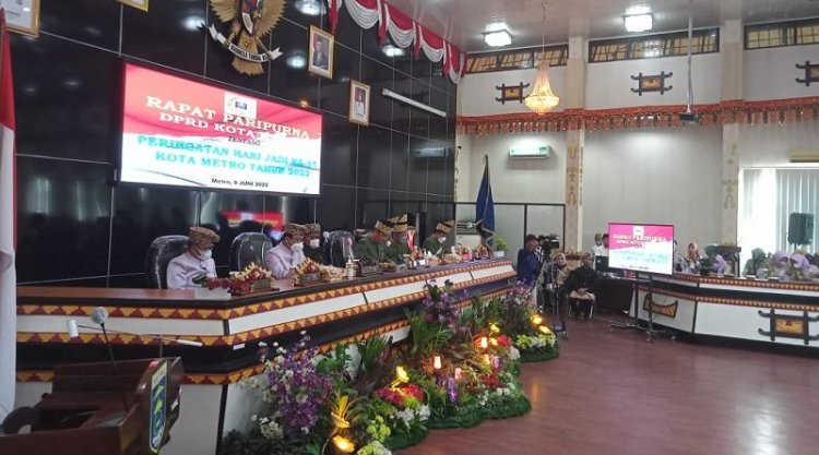 DPRD Metro Paripurna Peringatan Hari Jadi Kota Metro Ke-85
