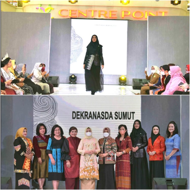 Songket Batu Bara Tampil Memukau di Ajang Sumut Fashion Week 2022 