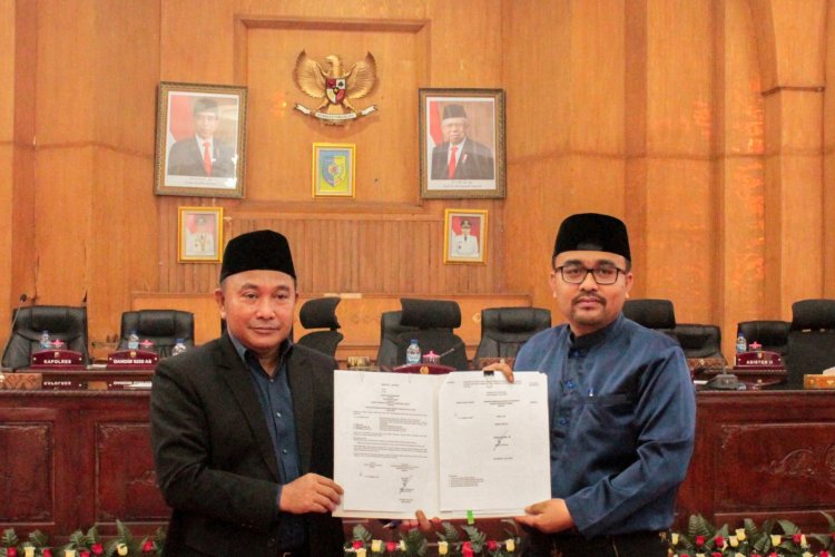 Seluruh Fraksi DPRD Batu Bara Menyetujui Ranperda Perubahan No.6 Tahun 2020 Menjadi Perda
