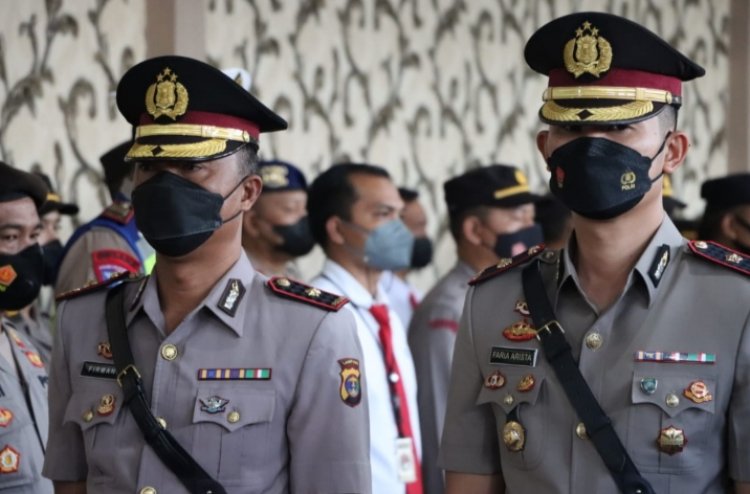 Kapolres Lamsel Pimpin Sertijab, Jabatan Wakapolres dan 4 Kapolsek