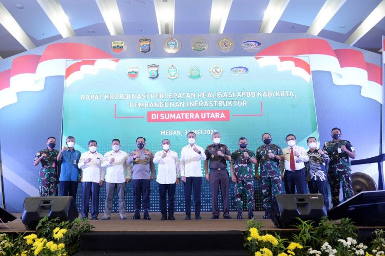 Kepala Daerah Se-Sumut ikuti Rapat Koordinasi Realisasi APBD Tahun 2022