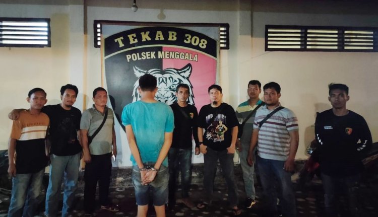 Polisi Tangkap Warga Menggala Selatan Yang Jadi Buronan Kasus Curat di Penawartama