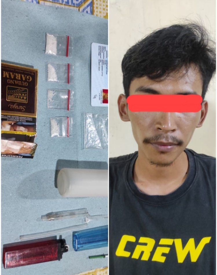 Polres Lamsel Kembali Ungkap Pelaku Penyalahgunaan Narkoba di Merbau Mataram