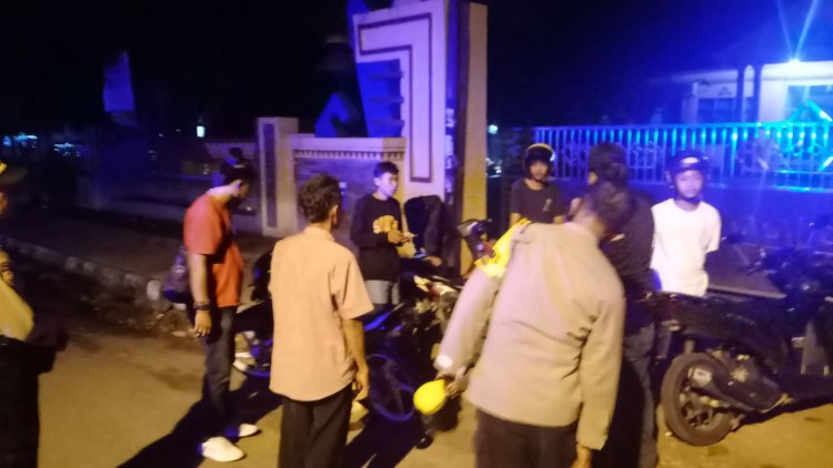 Antisipasi Balap Liar, Polsek Metro Timur Laksanakan Patroli Malam