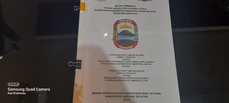 BKD Lamsel Bakal Panggil Dan Berikan Sanksi Ke THLS Yang Pegang Media, Diduga Langgar Perbup