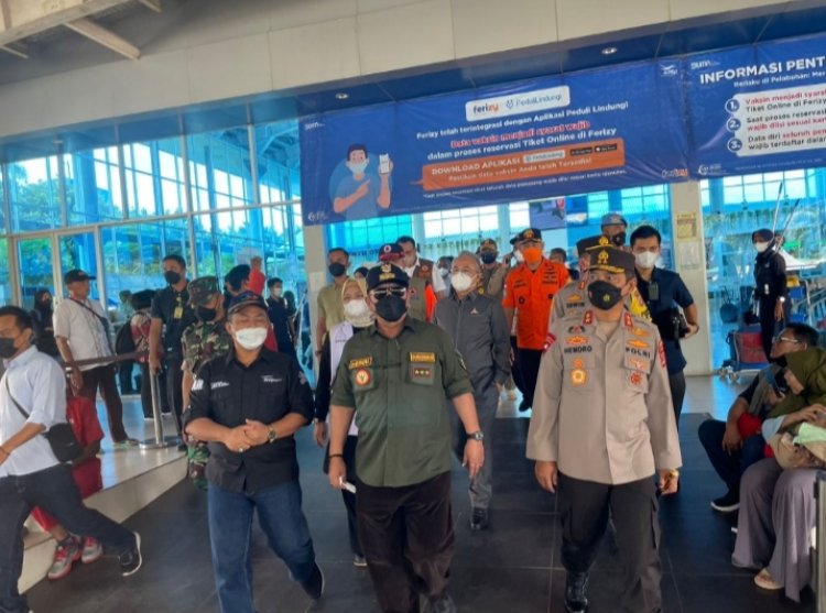 Gubernur Lampung, Lakukan Kunker di Pelabuhan Bakauheni