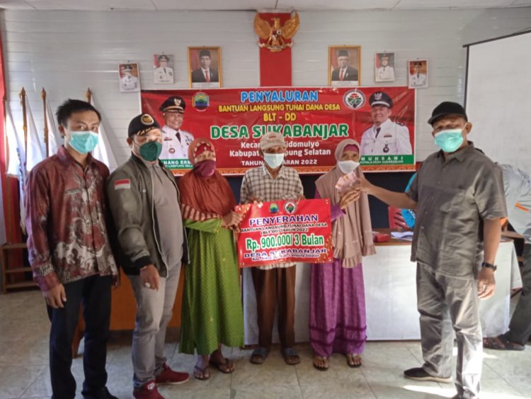 Desa Sukabanjar Menyalurkan Bantuan BLT DD Tahap I Kepada 199 KPM, Muhsani : Tolong di Manfaatkan Sebaik-baiknya