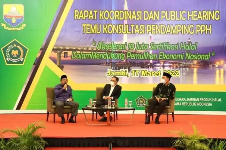 Bupati Tanjab Barat Jadi Narasumber Rakor Dan Hearing Temu Konsultasi Pendamping PPH