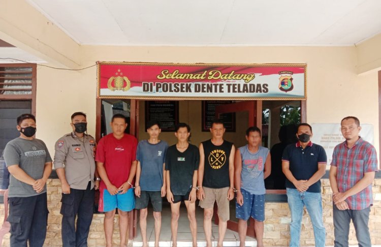 Polsek Dente Teladas Tangkap Lima Pelaku Curat di Warehouse PT ILP, Berikut Kronologinya