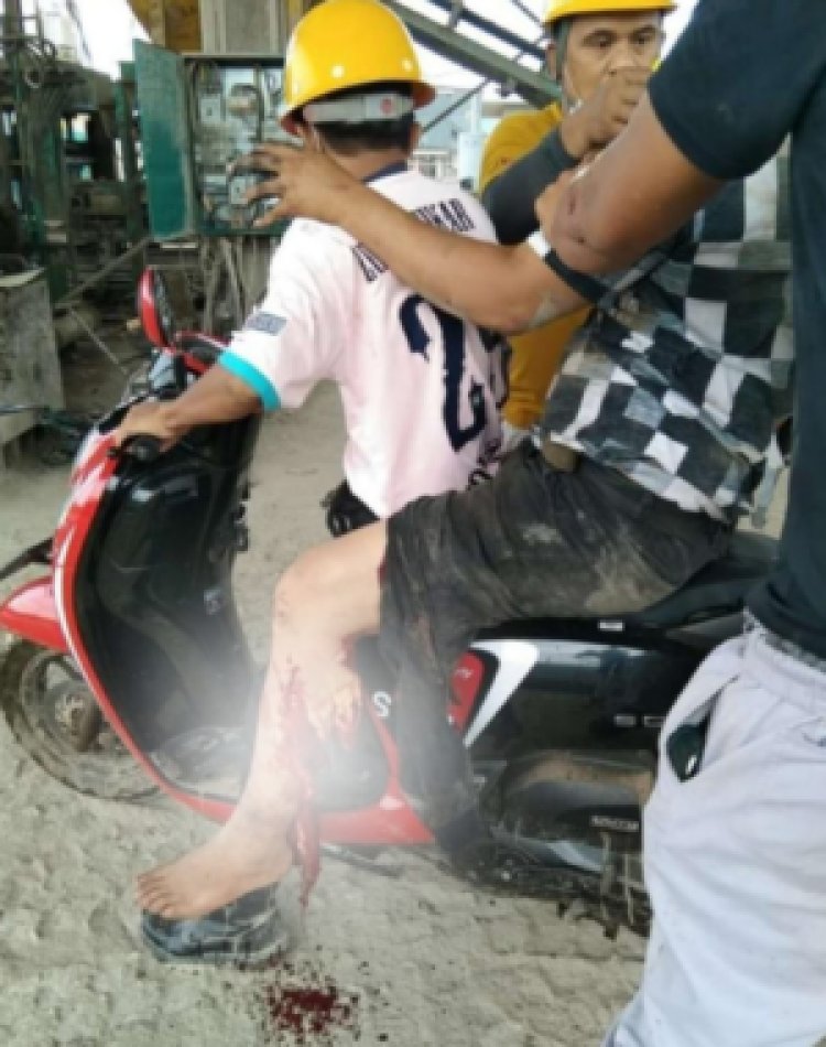 Lagi, Karyawan Perusahaan Mega Industry Morosi PT OSS Alami Kecelakaan Kerja