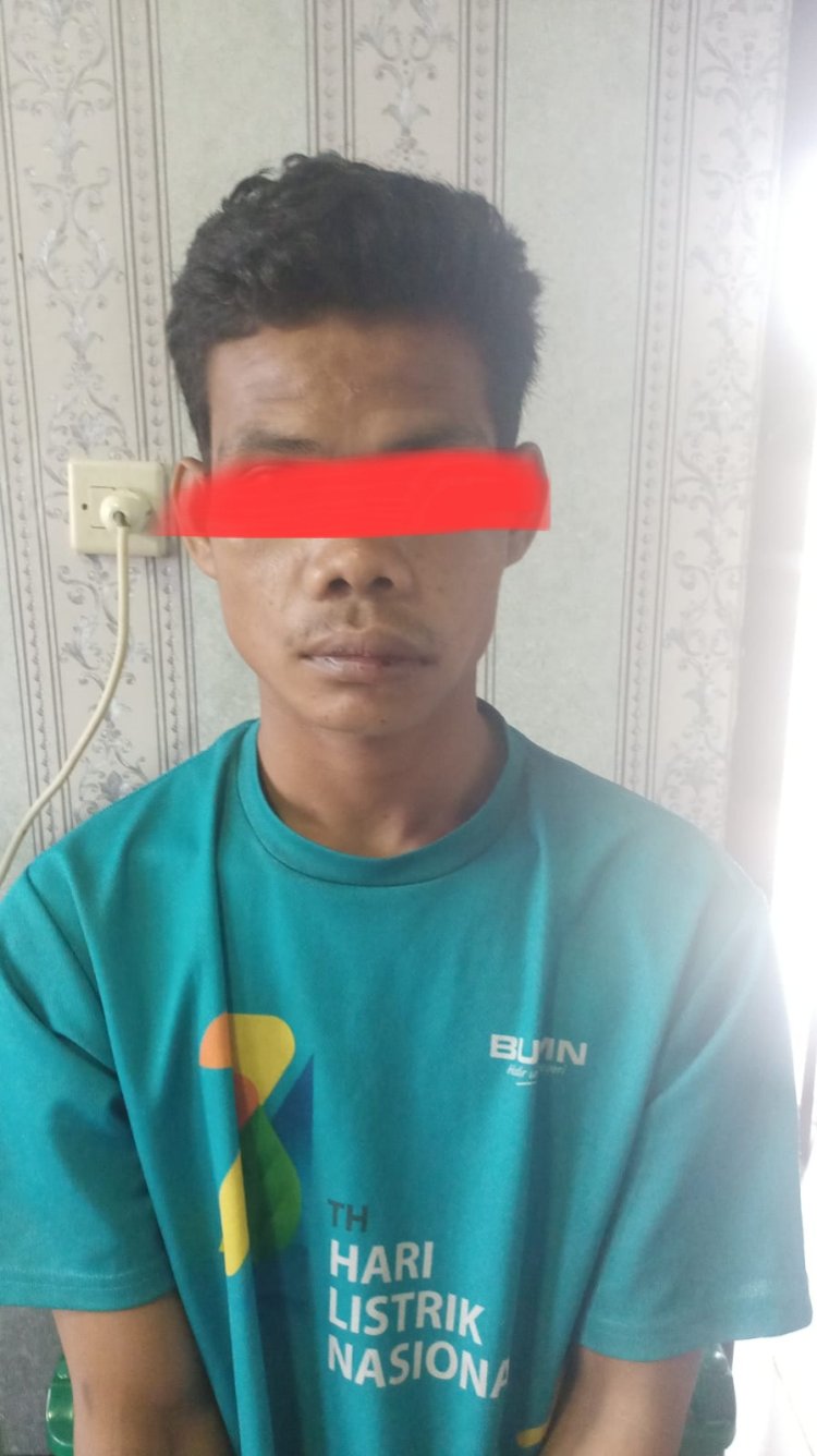 Tim Unit Reskrim Polsek Natar, Berhasil Amankan Satu Orang Pelaku Curat