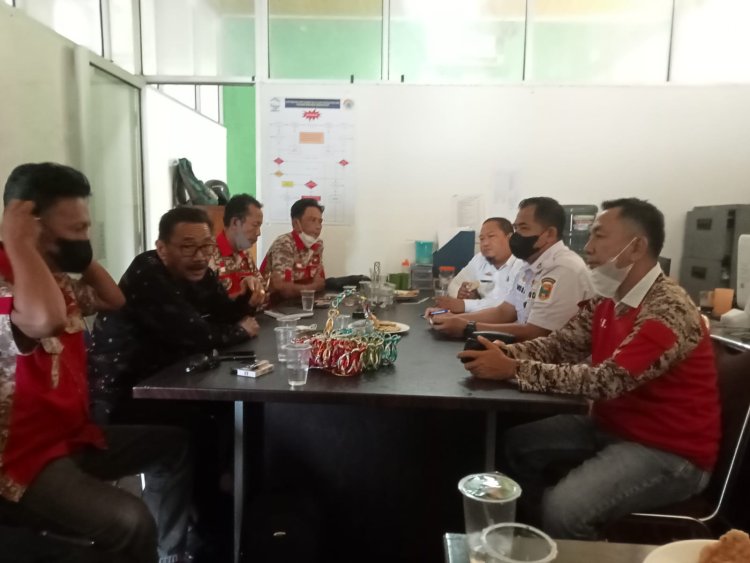 Audiensi Ormas GML Di Kantor BPBD Tanggamus