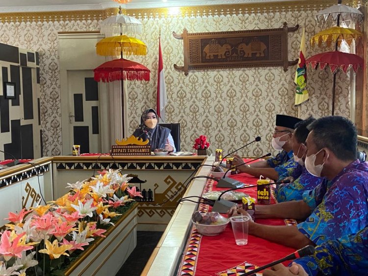 Bupati Tanggamus Menerima Audiensi dari Jajaran KTNA (Kelompok Tani Nelayan Andalan) Kabupaten Tanggamus