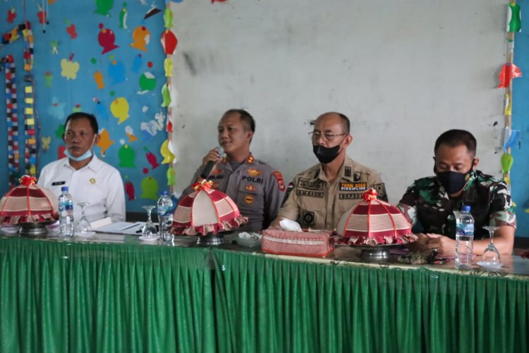 Vaksinasi Covid-19 Tingkat Sekolah Dasar, Sosialisasi Lounching, Hadir Kapolres Jeneponto Bersama Tim Satgas