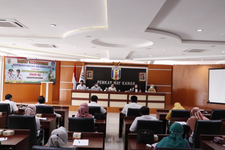 Bunda PAUD Way Kanan Buka Rakoor Gugus Tugas PAUD-HI Way Kanan Tahun 2022