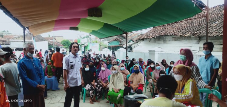 Pemkamp Lembasung dan UPT Puskesmas Blambangan Umpu Gelar Vaksinasi Tahap Kedua
