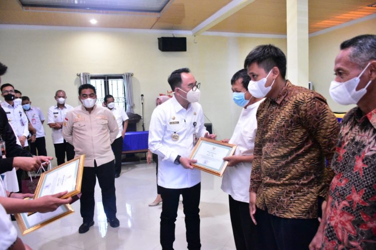 Pemerintah Kabupaten way kanan melaksanakan acara temu teknis penyuluh pertanian tahun 2022.