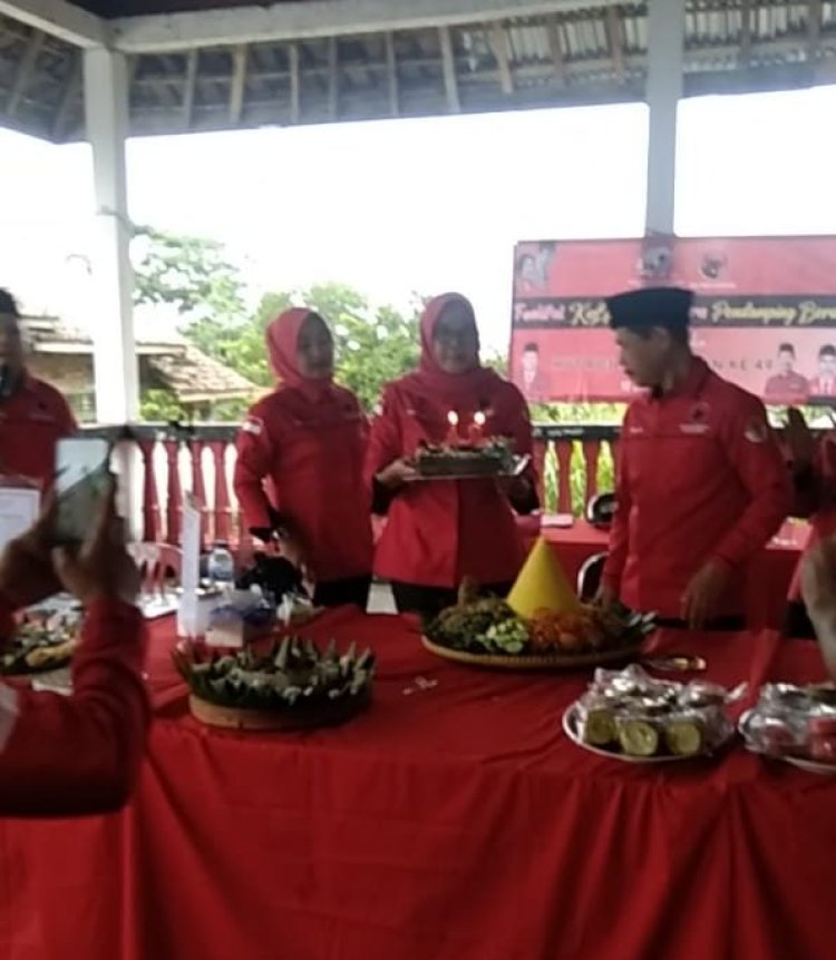 Partai PDI P Kabupaten Way kanan Gelar Peringatan HUT Ke 49