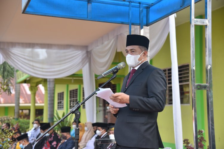 Bupati Zahir Pimpin Upacara, Peringati Hari Amal Bhakti ke 76