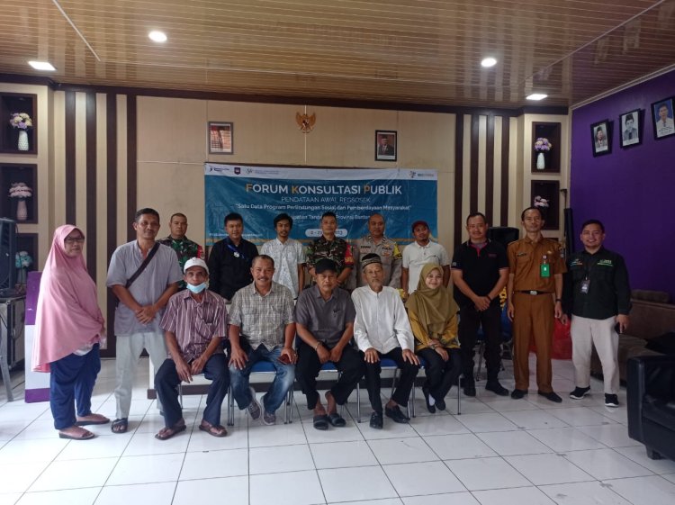 Bhabinkamtibmas Kel. Bunder Hadiri Kegiatan Forum Konsultasi Publik Pendataan Awal Regsosek