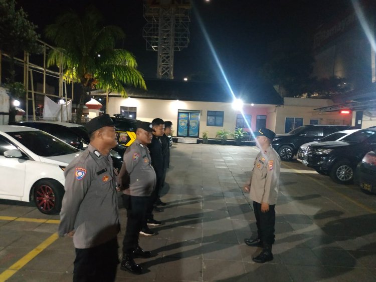 Pawas Kapolsubsektor Cikupa Mas Pimpin Apel Ops Cipkon dilanjutkan Ops Cipkon Polsek Cikupa