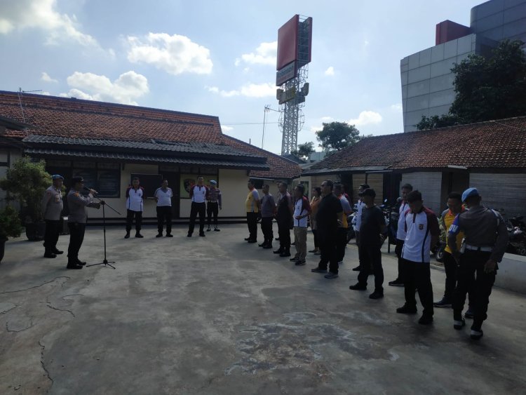 Apel Pagi Personil Polsek Cikupa Di Pimpin Kapolsek Cikupa, Ini Himbauanya