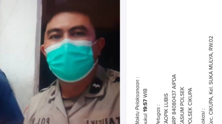 Polsek Cikupa Polresta Tangerang Polda Banten, Aipda Topik Lubis KASIUM, Turut Serta Program Polisi RW Sambangi Warga Binaannya