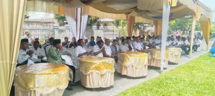 Halal Bil Halal APDESI Asahan, Kepala Desa Dilarang Berpolitik, Tapi Kepala Desa Jagonya Berpolitik