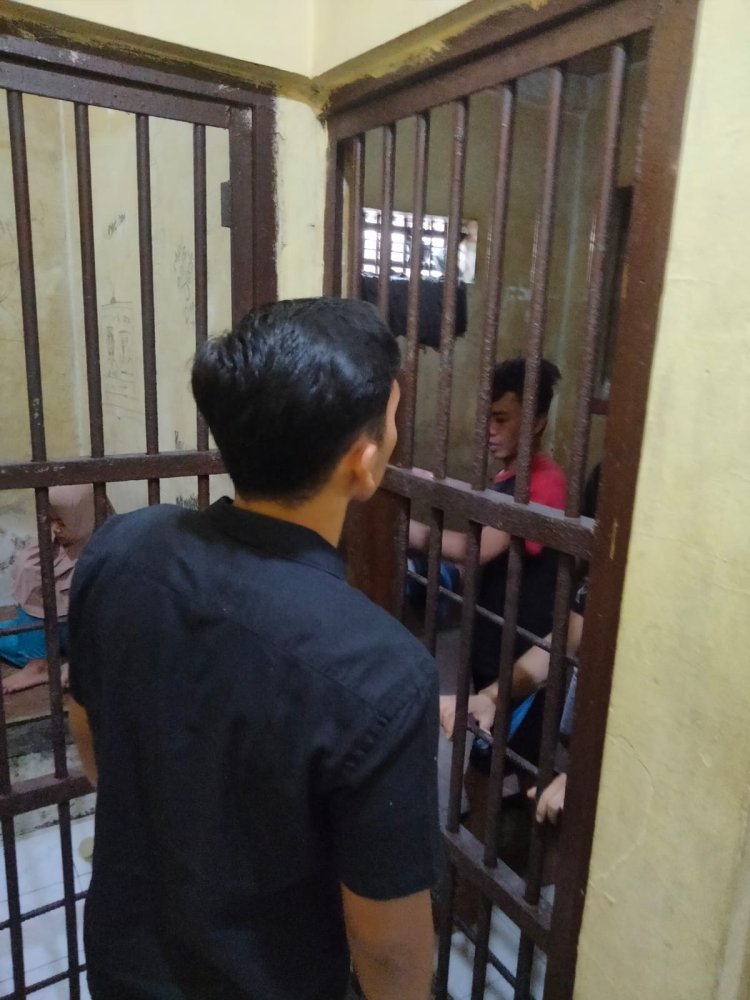 Pengecekan Jumlah Tahanan di Lakukan Di Mako Polsek Cikupa