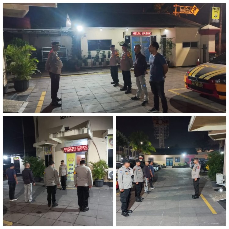 Pawas Akp Jakarianta Kanit Binmas Pimpin Apel Ops Cipkon dilanjutkan Ops Cipkon Polsek Cikupa