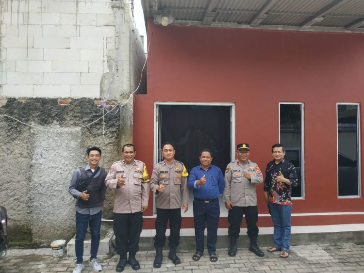 Personil Polsek Cikupa Patroli dan Berikan Pengamanan Kegiatan Kebaktian di Gereja Wilkum Cikupa