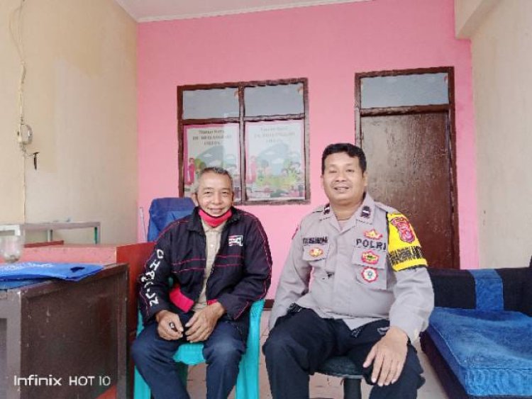 Personil Polsek Cikupa Ngobrol Bareng Bersama Warga Kp. Bitung RT 05/02, Giat Polisi RW