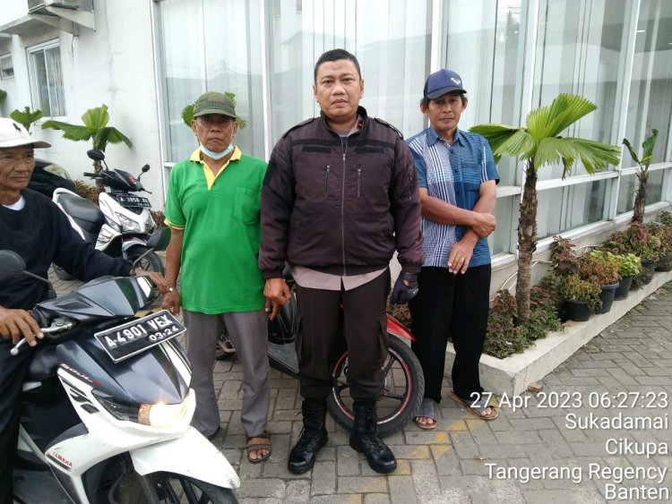 Kanit Samapta Ipda Purwantoro, Terus Gencar Giat Patroli Rutin Barcode, Polsek Cikupa Polresta Tetap Memberi Pesan Pesan Tentang Himbauan Kamtibmas