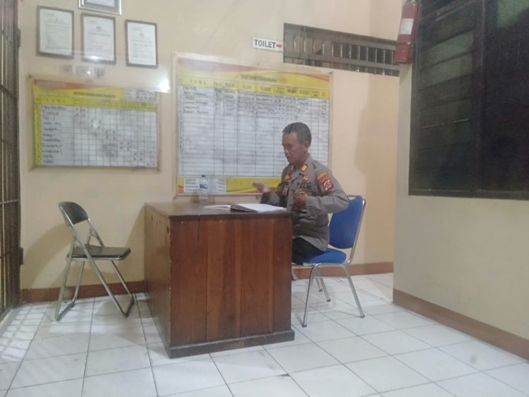Polsek Cikupa, Wakapolsek Cikupa Akp Udiyano, Cek Buku Mutasi Tahanan, Ruang Tahanan, Ruang Jaga Tahanan, Pastikan Penjagaan Tahanan Berjalan Dengan Baik, Aman Juga Lengkap