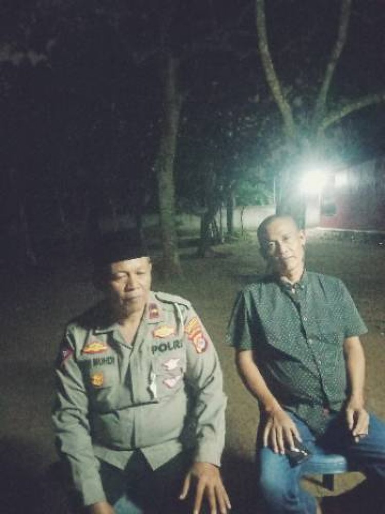 Kanit Lantas Polsek Cikupa, Jaga Kamtibmas Bersama warga Melalui Program Polisi RW