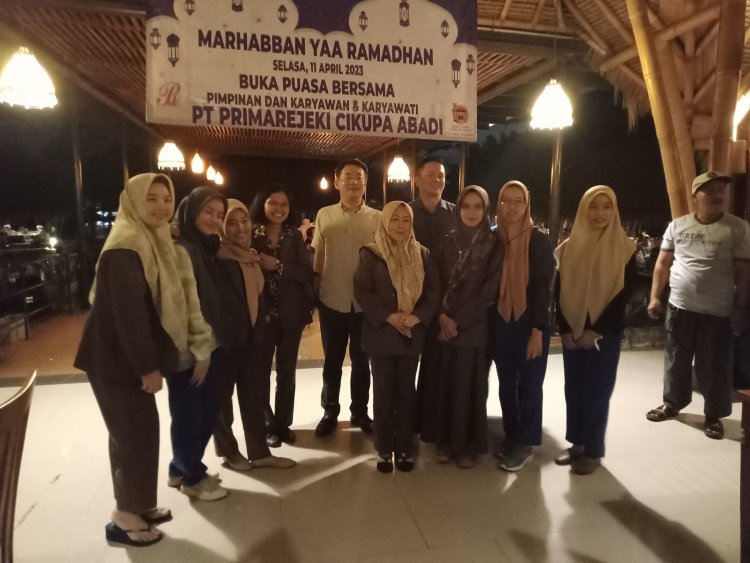 PT. PRIMA REJEKI CIKUPA ABADI JALIN SILAHTURAHMI DAN KEBERSAMAAN DENGAN BUKA BERSAMA KARYAWAN DI BULAN SUCI RAMADHAN